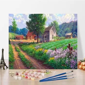 Искусство DIY картина по номерам цифровая картина маслом картина маслом домашний декор цифры живопись хобби алмазная живопись 40x50cm no frame