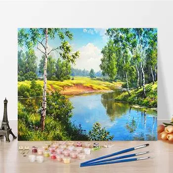 Искусство DIY Картина по номерам Цифровая картина маслом Домашний декор Картина маслом по номерам Живопись Хобби Алмазная живопись 40x50cm no frame