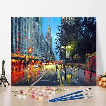 Искусство DIY Картина по номерам Цифровая картина маслом Домашний декор Хобби Картина по номерам Алмазная картина Картина маслом 40x50cm no frame