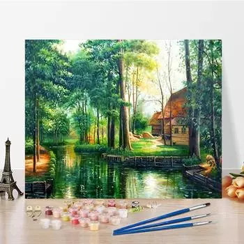 Искусство DIY Картина по номерам Цифровая картина маслом Картина маслом по номерам Картина Алмазная картина Домашний декор Хобби 40x50cm no frame