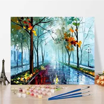 Искусство DIY Картина по номерам Цифровая картина маслом Хобби Картина маслом по номерам Картина Домашний декор Алмазная живопись 40x50cm no frame