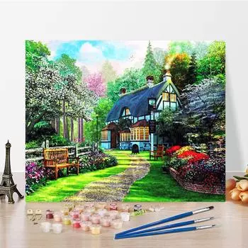 Искусство DIY Картина по номерам Цифровая картина маслом Домашний декор Алмазная картина Картина маслом Хобби Живопись по номерам 40x50cm no frame