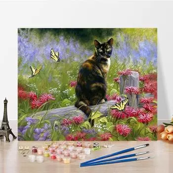 Искусство DIY Картина по номерам Цифровая картина маслом Картина маслом по номерам Картина Домашний декор Алмазная живопись Хобби 40x50cm no frame