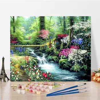 Искусство DIY Картина по номерам Цифровая картина маслом Алмазная живопись Хобби Картина маслом по номерам Картина Домашний декор 40x50cm no frame