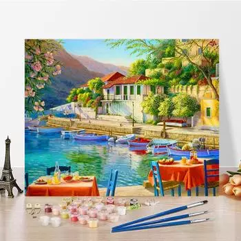Искусство DIY Картина по номерам Цифровая живопись маслом Хобби Картина маслом Алмазная картина Картина по номерам Домашний декор 40x50cm no frame