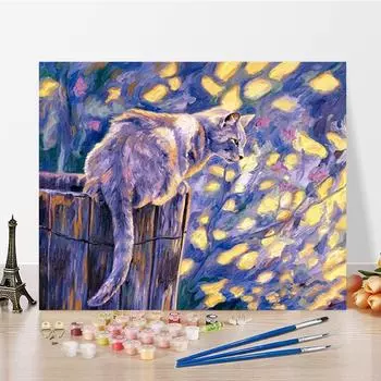Искусство DIY Картина по номерам Цифровая живопись маслом Хобби Домашний декор Картина по номерам Картина маслом Алмазная живопись 40x50cm no frame