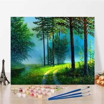 Искусство DIY Живопись по номерам Цифровая живопись маслом Алмазная живопись Хобби Живопись по номерам Домашний декор Живопись маслом 40x50cm no frame