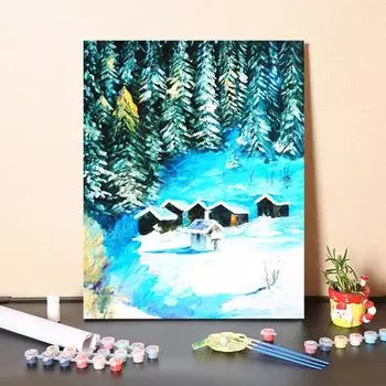 Искусство DIY Живопись по номерам Хобби Алмазная живопись Масляная живопись Домашний декор Цифровая живопись маслом Живопись по номерам 40x50cm no frame