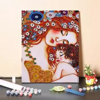 Искусство DIY Картина по номерам Хобби Алмазная живопись Цифровая картина маслом Картина маслом Домашний декор Картина по номерам 40x50cm no frame