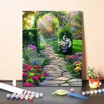 Искусство DIY Картина по номерам Хобби Цифровая картина маслом Картина маслом по номерам Картина Алмазная картина Домашний декор 40x50cm no frame