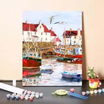 Искусство DIY Картина по номерам Хобби Цифровая картина маслом Алмазная картина Картина маслом по номерам Картина Домашний декор 40x50cm no frame