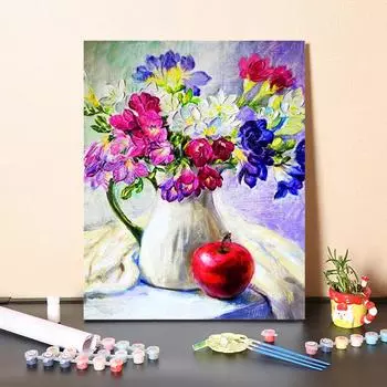 Искусство DIY Картина по номерам Хобби Цифровая картина маслом Картина маслом по номерам Картина Домашний декор Алмазная живопись 40x50cm no frame