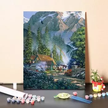 Искусство DIY Картина по номерам Хобби Цифровая картина маслом Алмазная картина Картина маслом по номерам Домашний декор 40x50cm no frame