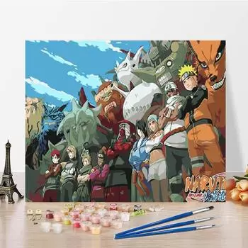 Искусство DIY Картина по номерам Украшение дома Номера Картина маслом Холст Цифровая картина маслом 40x50cm no frame