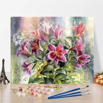 Искусство DIY живопись по номерам алмазная живопись домашний декор номера живопись хобби цифровая картина маслом картина маслом 40x50cm no frame