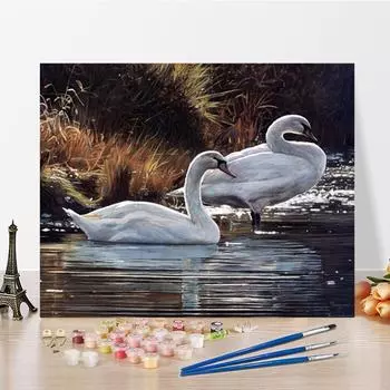 Искусство DIY Живопись по номерам Алмазная живопись Живопись по номерам Масляная живопись Хобби Домашний декор Цифровая масляная живопись 40x50cm no frame