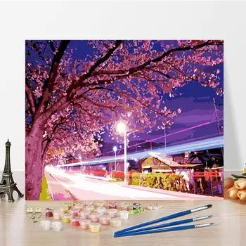 Искусство DIY Живопись по номерам Алмазная живопись Цифровая живопись маслом Хобби Домашний декор Живопись по номерам Живопись маслом 40x50cm no frame