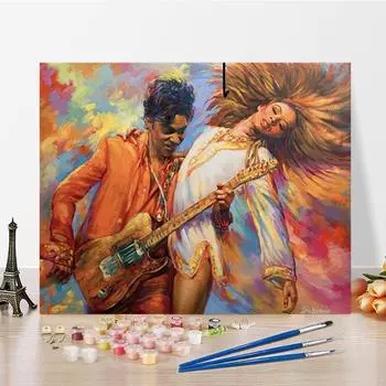 Искусство DIY Живопись по номерам Алмазная живопись Живопись по номерам Цифровая живопись маслом Живопись маслом Хобби Домашний декор 40x50cm no frame