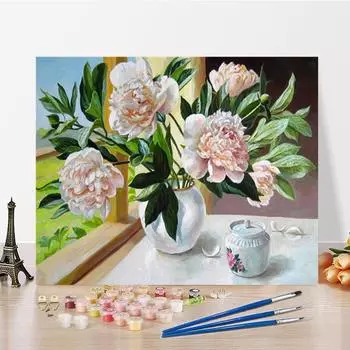Искусство DIY Живопись по номерам Цифровая живопись маслом Живопись по номерам Хобби Алмазная живопись Живопись маслом Домашний декор 40x50cm no frame