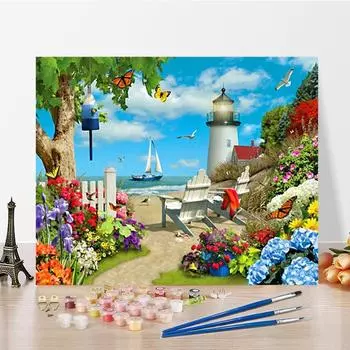 Искусство DIY Живопись по номерам Цифровая живопись маслом Алмазная живопись Домашний декор Хобби Живопись по номерам Живопись маслом 40x50cm no frame