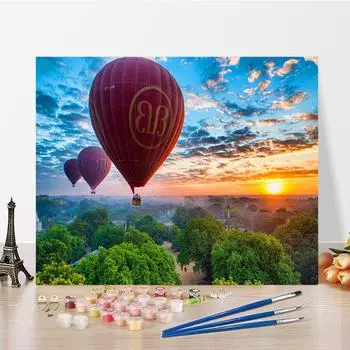 Искусство DIY Живопись по номерам Цифровая живопись маслом Алмазная живопись Домашний декор Живопись маслом Хобби Живопись по номерам 40x50cm no frame