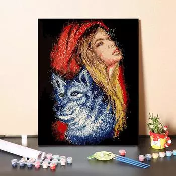 Искусство DIY Живопись по номерам Цифровая живопись маслом Живопись маслом Хобби Живопись по номерам Алмазная живопись Домашний декор 40x50cm no frame