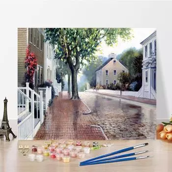 Искусство DIY Живопись по номерам Цифровая живопись маслом Домашний декор Алмазная живопись Хобби Живопись по номерам Живопись маслом 40x50cm no frame