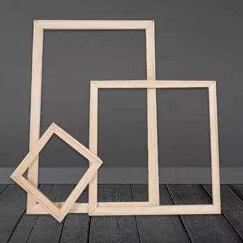 Искусство Домашнее украшение Натуральная деревянная рамка своими руками Фоторамка Картина маслом на холсте Рамка из цельного дерева 20cm x 30cm
