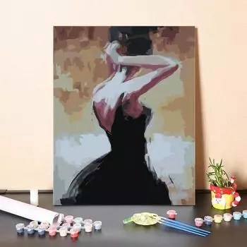 Искусство Холст Цифровая Картина Маслом DIY Картина По Номерам Картина Маслом Украшения Дома 40x50cm no frame