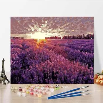 Искусство Холст Цифровая Картина Маслом DIY Картина По Номерам Украшения Дома Номера Картина Маслом 40x50cm no frame