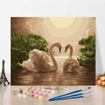 Искусство холст номера картина маслом DIY картина по номерам цифровая картина маслом украшение дома 40x50cm no frame
