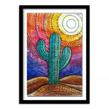 Art Fashion Diamond Full Gear 5D Diy Diamond Вышивка крестом Наборы Круглая Алмазная Картина 20X30CM