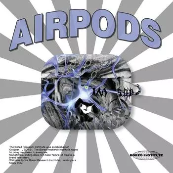 Искусство Подходит для чехла для наушников Airpods 3-го поколения Airpodspro 2-го поколения/поколения Защитная крышка Глянцевый жесткий чехол Airpods 4-го поколения Apple AirPods Pro 2nd Generation