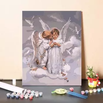 Искусство украшения дома цифровая картина маслом DIY картина по номерам холст номера картина маслом 40x50cm no frame