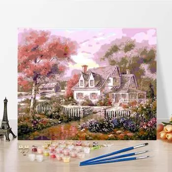 Искусство украшения дома DIY картина по номерам картина маслом холст цифровая картина маслом 40x50cm no frame