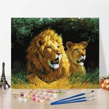Искусство украшения дома холст номера картина маслом DIY картина по номерам цифровая картина маслом 40x50cm no frame