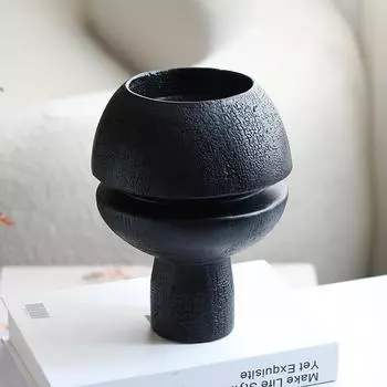 Искусство Ваби-саби Стиль Большая ваза Отель Вилла Клуб B&B Гостиная Абстракция Трещины Сухоцветы Украшение