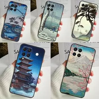 Искусство в японском стиле укиё-э для Samsung Galaxy M21 M51 M12 M32 M52 M13 M23 M33 M53 M34 M54 M30s M31s M15 M55 M20 чехол Samsung M14