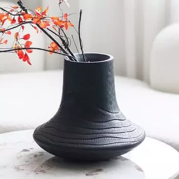 Искусство в стиле ваби-саби, цветочные украшения из дерева, креативный дом, модель отеля, гостиная, ваза с засушенными цветами