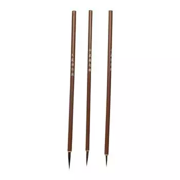 Искусство Живопись Маслом Шерсть Ласки Каллиграфия Кисть Кисть Кисть Ручка Ручка Крючок Линия 3PCS