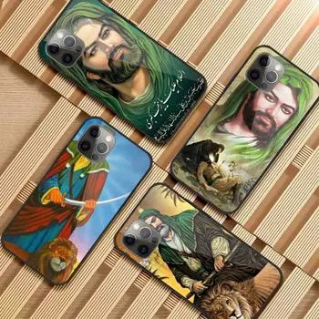 Ислам Шиит Имам Али Ирак Арабский чехол для телефона для IPhone 14 13 12 11 XS X Plus Mini Pro Max SE 2022 Черный ПК ТПУ Стеклянный чехол для телефона iPhone 14