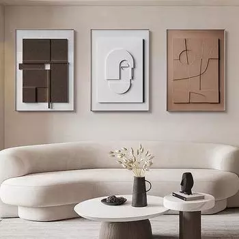Исламские нейтральные абстрактные современные постеры в стиле бохо, настенное искусство, холст, живопись, печать, фотографии, интерьер гостиной, украшение для дома, декор 21x30cm No Framed