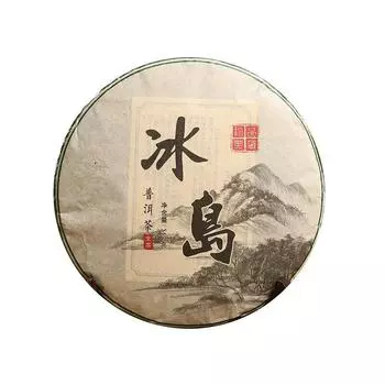 Исландское древнее дерево Чай Юньнань Пуэр Сырой чайный пирог 357 граммов Чайный торт Ци Цзы