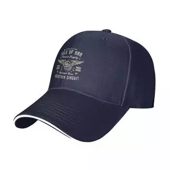 Isle Of Unisex TT Racing Vintage Biker Wings Wheel Туристический трофей Велосипедные гонки Ретро Графическая бейсболка Военная кепка унисекс