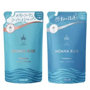 ISM Шампунь-лечение Moana Blue Refill 400 мл и