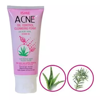 ISME Очищающая пенка для контроля жирности прыщей 50 г - тайский 50 g