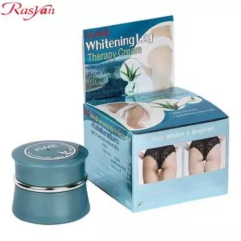 ISME Отбеливающий крем для ног с алоэ вера, зеленым чаем, антибактериальным действием, уменьшением площади шрамов, отбеливанием и разглаживанием кожи, отбеливание и сияние кожи, 5 г - Тайский 5 g