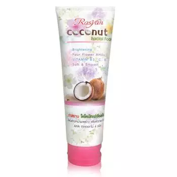 ISME Rasyan Coconut Facial Foam, Нежная пенка для лица с органическим кокосовым маслом, 100 г - Тайский 100 g