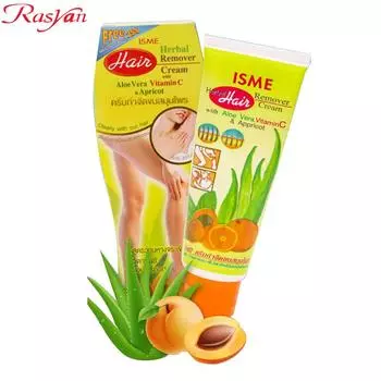 ISME Травяной крем для удаления волос с алоэ вера, витамин С и абрикос, 100 г — тайский 100 g