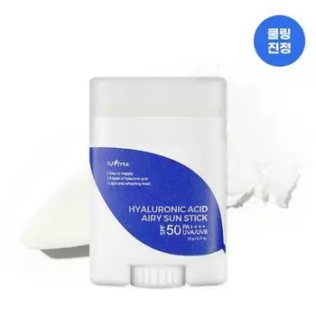 Isntree Hyaluronic Acid Airy Sun Stick 22г, солнцезащитный крем, Корея